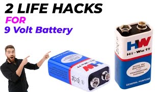 2 amazing idea 9v battery ll 9 volt battery school project