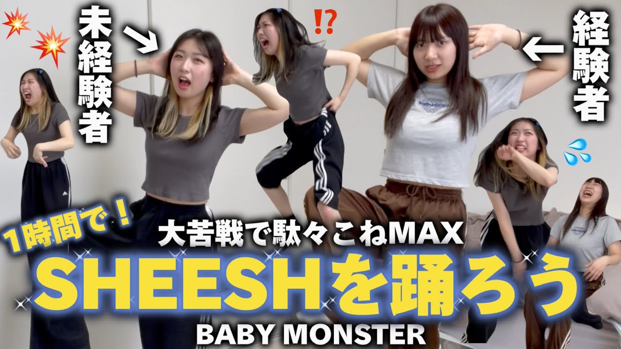 【SHEESH】ダンス経験者が未経験者にレッスンしたら取り乱して暴れ狂ってキモすぎ大爆笑wwwwwwww