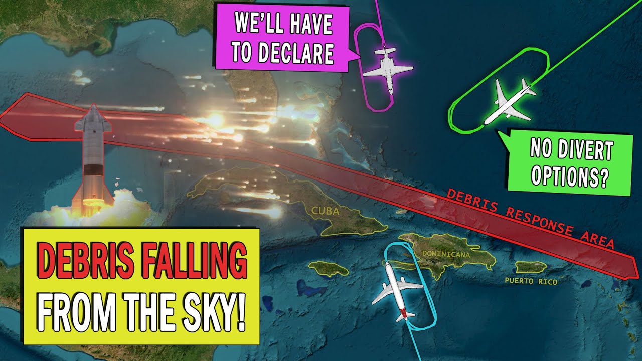 Starship Rocket EXPLODES OVER CARIBBEAN | Multiple Flights Delayed