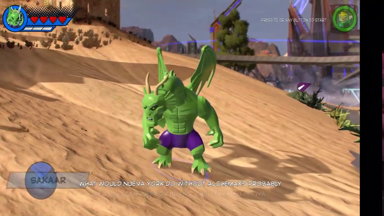 Download Lego Marvel Super Heroes 2 free roam fin fang foom flying ...