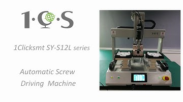 The Automatic Screw Driving Machine SY S12L Application Vedio
