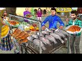 Grilling Masala Crispy Rohu Fish Fry Street Fisherman Fish Street Food Hindi Kahaniya Moral Stories