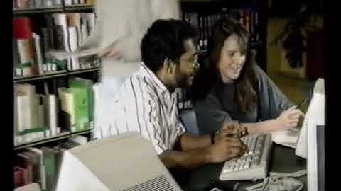 1991-1992 Aberystwyth University introduction to Information Services old video