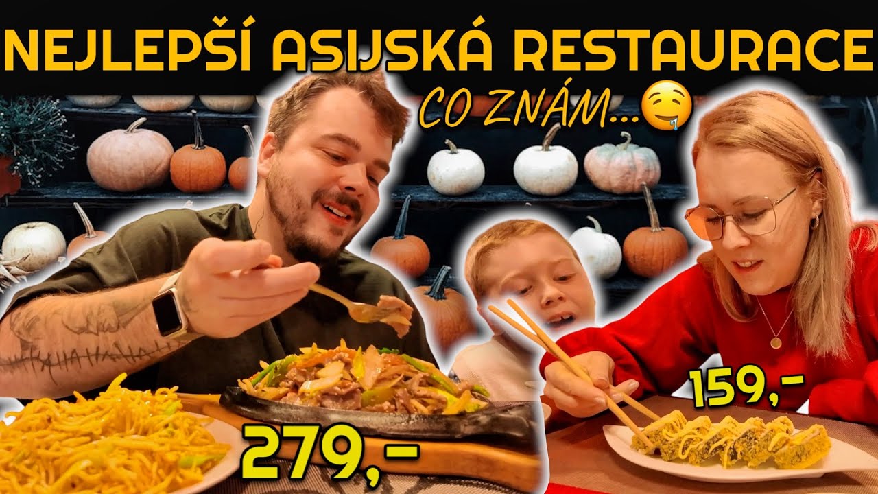 NEJLEPŠÍ ASIJSKÁ RESTAURACE, CO ZNÁM SE JMENUJE ZLATÝ DRAK A JE V UHERSKÉM BRODĚ!🤩PLUS HALLOWEEN😉👻