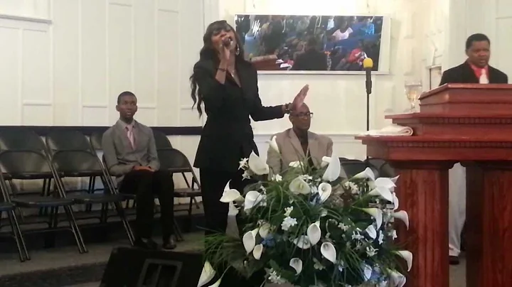 Chan'Tera Jenkins singing "Oh The Glory"