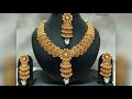 Simple and stylish gold necklace designs for bride | wedding jewellery designs |