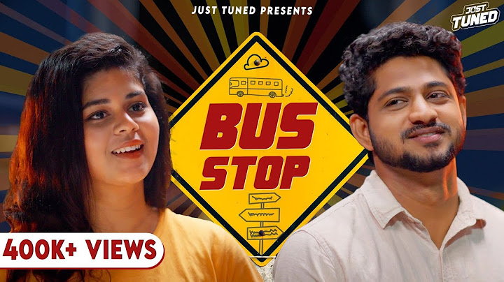 🚌 Bus Stop 💞 | Ft. Arun karthi & Thaafia Abuthahir  | Just Tuned | 4K