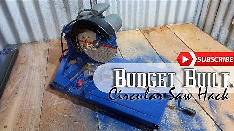Circular saw Hack-Make A Mini Chop saw Machine