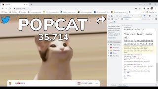PopCat Auto SendKey In JS using chrome console screenshot 5