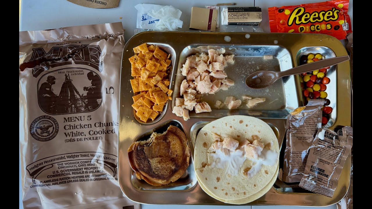 Trying 24 MRE meals: Part 5 (Chicken chunks, white, cooked)