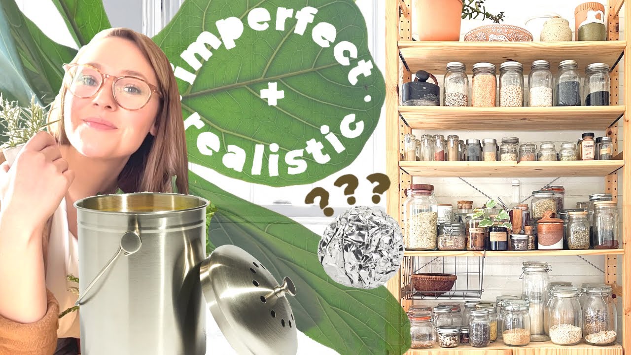 zero waste kitchen tour! bulk pantry + thrifted finds