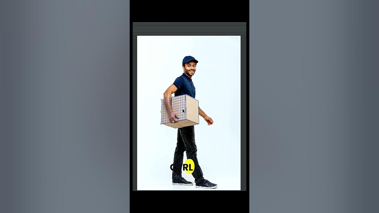 Create a box mockup design in photoshop! #shorts