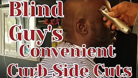 Blind Guy's Convenient Curb Side Cuts