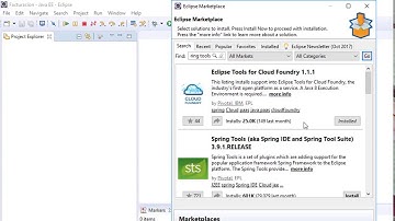 Añadir Spring Tool Suite a Eclipse para trabajar con Spring (Video 3)
