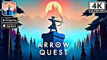 Arrow Quest : Idle Defense RPG || Android - iOS 4K 60fps Gameplay