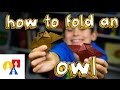 How To Fold An Origami Owl