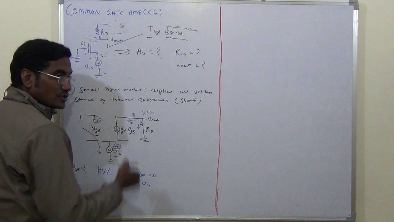 MOSFET common Gate Amplifier (Hindi) - YouTube