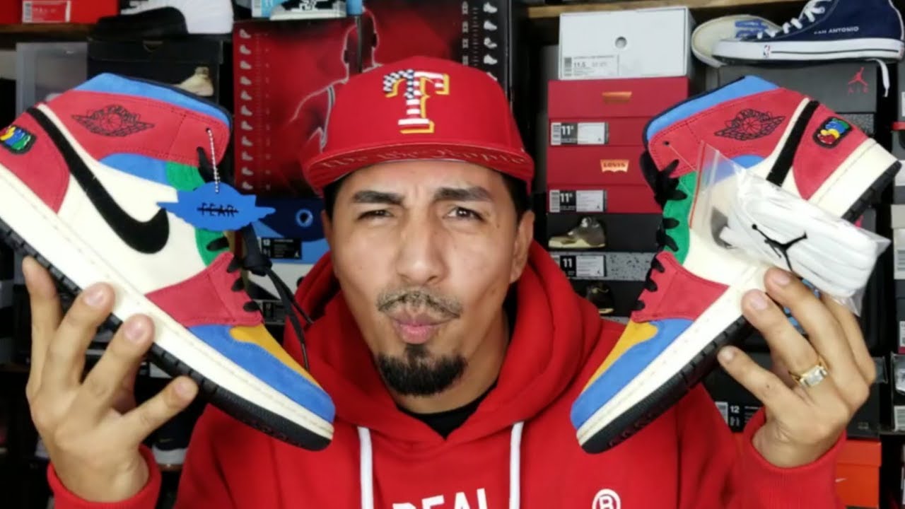 jordan 1 fearless blue the great on feet