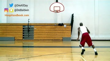 Stepback Dribble, In & Out-Jumpstop Teardrop Shot Pt. 1 | Dre Baldwin