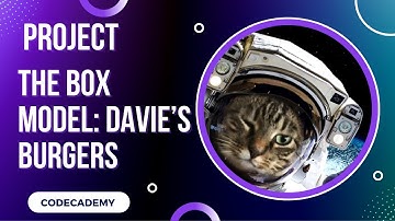 Davie’s Burgers The CSS Box Model Project | Day 24 Codecademy CSS