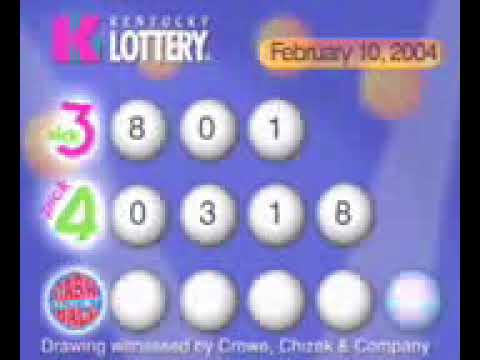 Kentucky Lottery Drawing 2004 Return Of Meaty Proctor Special