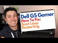 How To Fix Gamer Boot Loop Restarting Error Dell G5 Gaming Laptop Computer