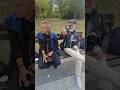 Легендите на щата Горна Оряховица Съби и Мишо Траперът в парка си правят фиестата @Траперът