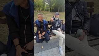Легендите на щата Горна Оряховица Съби и Мишо Траперът в парка си правят фиестата @Траперът