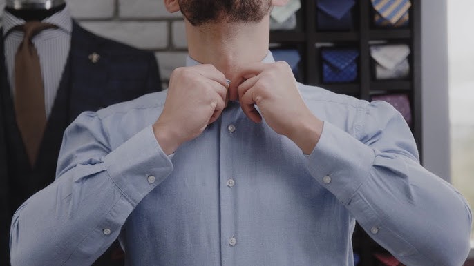 Neck collar too tight for a tie? Use a paper clip as a collar extender :  r/lifehacks