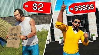 GTA 5 - HOMELESS vs BILLIONAIRE! (Lifestyle Mod)