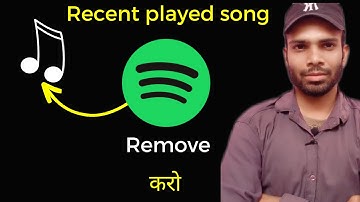Remove recent played song on spotify | clear played history spotify