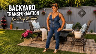 I Turned My Back Yard Into A Dream Entrance Watch My Back Yard Transform Into Paradise On A Budget