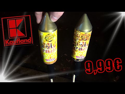 Fette Goldrausch Raketen von Weco - Spitzenklasse für 9,99€ von Kaufland [HD]