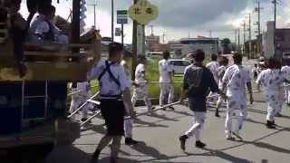 20140913 1002やわたんまち神明町の山車町内廻り