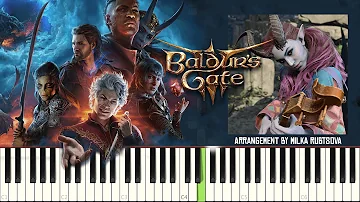 Weeping Dawn (Alfira's song) - Baldur's Gate 3 OST | Piano Tutorial