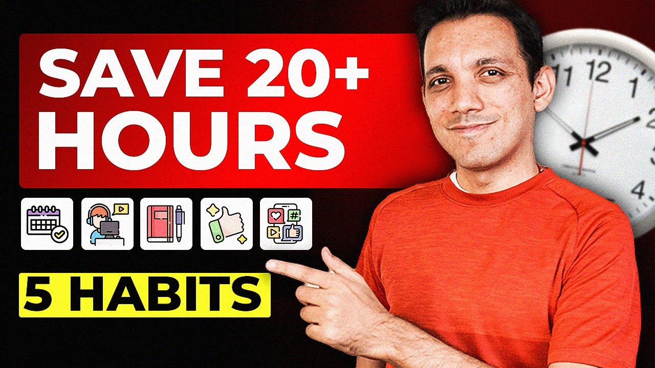5 ONE MINUTE Habits That Save Me 20 Hours A Week Time Management For