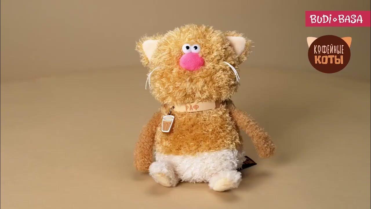 Мягкая игрушка Кот Раф 16 см, Кофейные Коты, CCat16-30, Budi Basa - YouTube