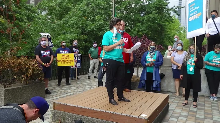 Rally for King County Courthouse safety, Aug. 6, 2...