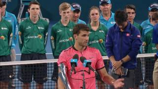 Grigor Dimitrov Men's Singles Presentation | Brisbane International 2017