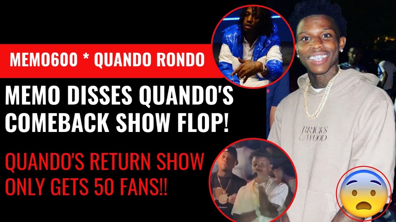 Quando Rondo Empty Show Lil Durk's Artist Memo600 DISSES Quando Rondo For Show Being Empty ...