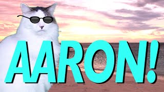 Happy Birthday Aaron - Epic Cat Happy Birthday Song