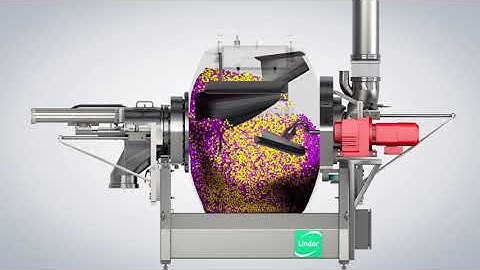 Simulation of the Lindor gentle mixing technology