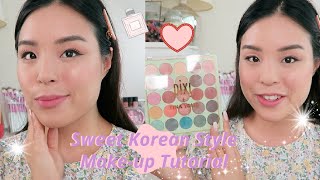 Sweet Korean Style Makeup Tutorial ft. Pixi x Tina Yong Tones &amp; Textures Palette