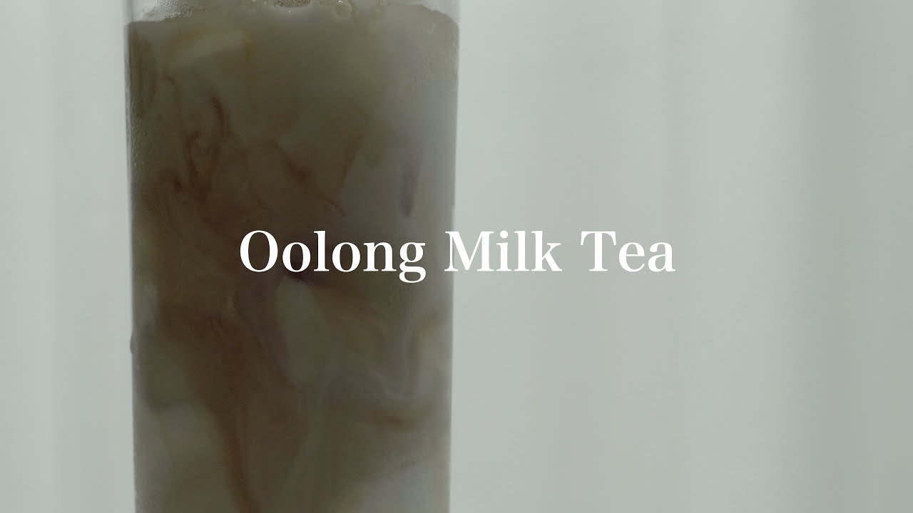 How to Make Oolong Milk Tea 우롱밀크티 YouTube