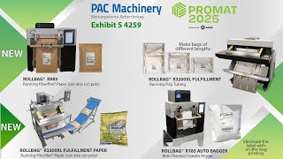 PAC Machinery Promat 2025 Expo Preview