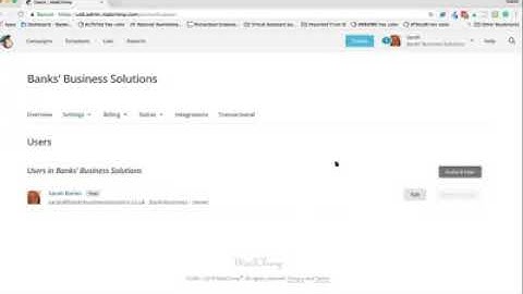 How to add a new user in Mailchimp