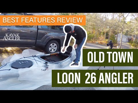 Old Town Loon 126 Angler Fishing Kayak Specs & Features Review and Walk-Around