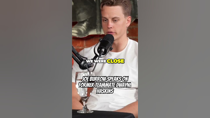 #JoeBurrow talks about former teammate Dwayne Haskins! 🫶🎙️#NFL#OhioState#Bengals#podcast#football