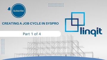 Creating a Job Cycle in SYSPRO