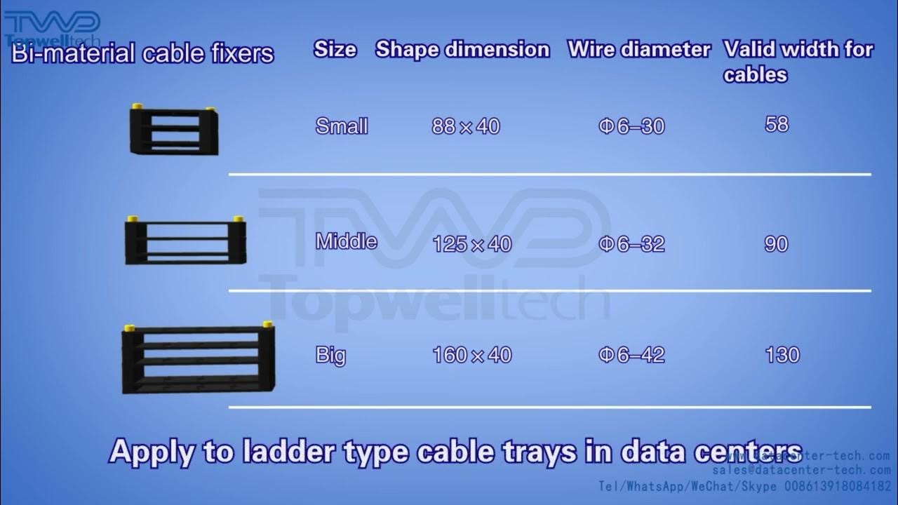 Topwelltech Material Cable Fixer Cable Tray YouTube